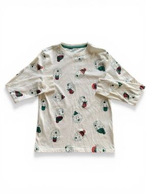 Cat & Jack Polar Bear Long Sleeve Shirt Medium White